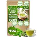 TOG999, Permium 4oz Natural Sencha Tea Leaves, 100% Natural &amp; Pure. Sencha Loose Leaf Herbal Tea, No Additives, Vegan