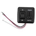 Brilluxa PWM Dimmer Switch, 12V DC High-Side Toggle Controller and LED Brightness Regulator for Strip Lights in RVs Cars and Trucks, Halogen and Incandescent Lamp Brightness Control
