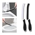 TQRR 2 Pcs Toilet Scrubber Brush, Bathroom Cleaning Brush with Hanging Hole