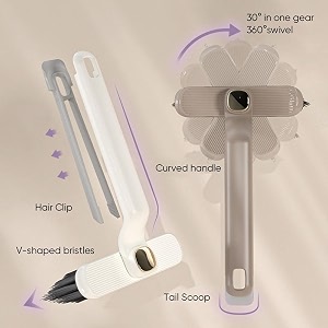 toilet cleaner brush multi-function rotating crevice cleaning brush 360 rotating cleaner brush rotatable hard crevice gap cleaning brush for window bathroom kitchen