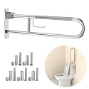 Toilet Grab Bar 32 Inch, YuanDe Brushed Nickel Anti-Slip Support Rail