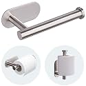 JOPOFI Toilet Paper Holder - Adhesive Toilet Paper Holder - Brushed Nickel