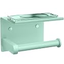 Toilet Paper Holder with Shelf Wall Mounted Toilet Paper Roll Dispenser
