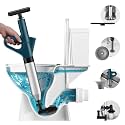 Toilet Plunger, Air Drain Blaster, Drain Clog Remover Tool, Heavy Duty Toilet Plunger with Visual Barometer, Toilet Clog Remover Powerful Toilet Plunger for Sink Bathroom Kitchen Clogged Pipe