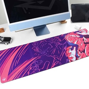 anime desk mat extra large 32 inch x 12 inch disgraced one printed anime anti-slip mouse pad