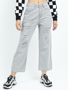 Tokyo Talkies Boyfriend Women Grey Jeans