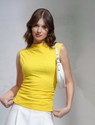 Tokyo Talkies Casual Solid Women Yellow Top