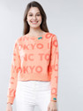 Tokyo Talkies Full Sleeve Printed Women Sweatshirt