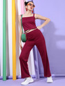 Tokyo Talkies Solid Women Track Suit