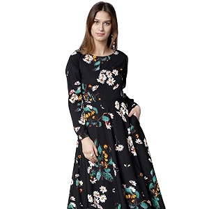 Tokyo Talkies Womens Long Sleeves Round Neck