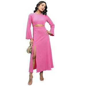 Tokyo Talkies Womens Long Sleeves Round Neck