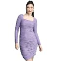 Tokyo Talkies Women39s Long Sleeves Square Neck