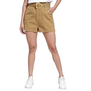 Tokyo Talkies Womens Regular Fit Cargo Shorts
