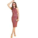 Tokyo Talkies Women39s Sleeveless High Neck Solid