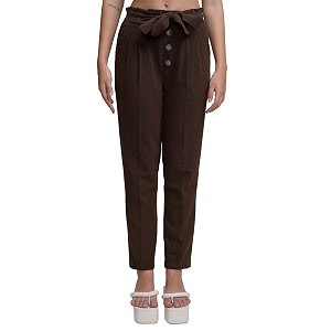 Tokyo Talkies Womens Tapered Fit Peg Trousers