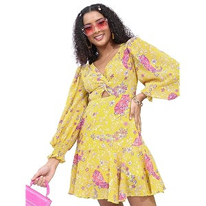 Tokyo Talkies Womens Three-Quarter Sleeves Sweet Heart