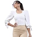 Tokyo Talkies Women39s Three-Quarter Sleeves Closed Neck