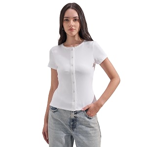 tokyo talkies women pure cotton tops for womanregular fit slim fit crop tops for women westerntop tshirt for women stylish westernsuitable for casual and workwear