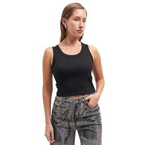 tokyo talkies women pure cotton tops for womanslim fit tops for women westerntop for women stylish westernkorean tank topsall day crop top tees