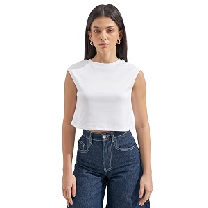 tokyo talkies women pure cotton tops for womanregular fit slim fit crop tops for women westerntop tshirt for women stylish westernsuitable for casual and workwear