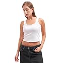 Tokyo Talkies Women Pure Cotton Tops for Woman|Slim Fit Tops for Women Western|top for Women Stylish Western|Korean Tank Tops|All Day Crop Top Tees