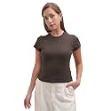Tokyo Talkies Women Pure Cotton Tops for Woman|Regular Fit Slim fit Crop Tops for Women Western|Top Tshirt for Women Stylish Western|Suitable for Casual and Workwear