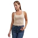 Tokyo Talkies Women Pure Cotton Tops for Woman|Slim Fit Tops for Women Western|top for Women Stylish Western|Korean Tank Tops|All Day Crop Top Tees