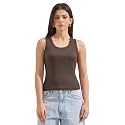 Tokyo Talkies Women Pure Cotton Tops for Woman|Slim Fit Tops for Women Western|top for Women Stylish Western|Korean Tank Tops|All Day Crop Top Tees