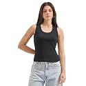 Tokyo Talkies Women Pure Cotton Tops for Woman|Slim Fit Tops for Women Western|top for Women Stylish Western|Korean Tank Tops|All Day Crop Top Tees