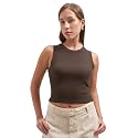 Tokyo Talkies Women Pure Cotton Tops for Woman|Slim Fit Tops for Women Western|top for Women Stylish Western|Korean Tank Tops|All Day Crop Top Tees