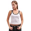 Tokyo Talkies Women Pure Cotton Tops for Woman|Slim Fit Tops for Women Western|top for Women Stylish Western|Korean Tank Tops|All Day Crop Top Tees