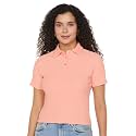 Tokyo Talkies Womens Short Sleeves Shirt Collar