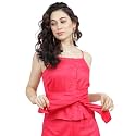 Tokyo Talkies Womens Solid Regular Fit Tops