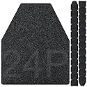 ToLanbbt 24PCS Urinal Mats for Men, Bathroom Non-Slip Urinal Floor Mats Water Absorption Urinal Pads for Mens Room Disposable Commercial Toilet Urine Pads for Men’s Bathroom Restroom, Dark Gray