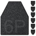 ToLanbbt 6PCS Urinal Mats for Men Bathroom Non-Slip Urinal Floor Mats Water Absorption Urinal Pads for Mens Room Disposable Commercial Toilet Urine Mats for Men’s Bathroom Restroom, Dark Gray