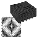 ToLanbbt Interlocking Drainage Tiles 12" x 12" Modular Interlocking Cushion