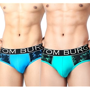 TOM BURG Regular Cotton Designer Casual Smooth