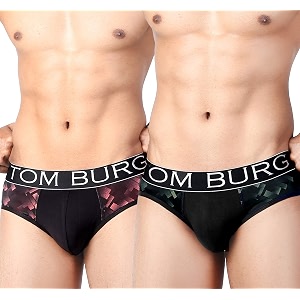 TOM BURG Regular Cotton Designer Casual Smooth