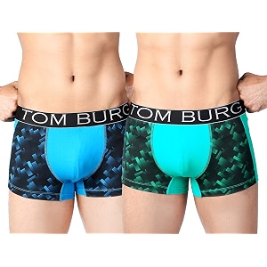 TOM BURG Regular Cotton Designer Casual Smooth