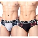 TOM BURG Regular Cotton Designer Casual Smooth