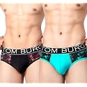 TOM BURG Regular Cotton Designer Casual Smooth