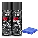 Tom Cat Bike/Scooter Shiner Spray | Multi Surface Polish | Quick Glossy Spray for Chrome, Plastic, Metal &amp; Tyre Shine | Pack of 2 - FORMULATION 110X