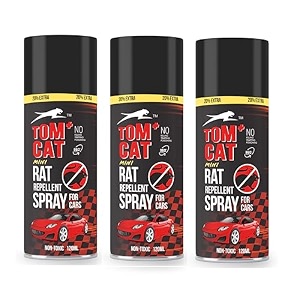 tom cat no entry rat repellentrepel spray for car rat protection spray protect wires in car bus truck amp bike  non toxic  no kill only repels  100ml tom cat rat repellent  pack of 3 - formulation 6x