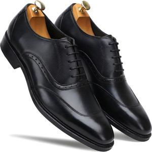 TOM HENDRIX Mens Genuine Leather Brogue Formal