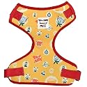 Tom and Jerry X Mutt of Course - Cheese Dog Harness | Neck- 16- 22" (L) | Easy Control Chest Belt For Large Dogs Like Golden Retriever, Labrador etc. | Washable and Adjustable Dogs Harness | For All Kinds of Weather