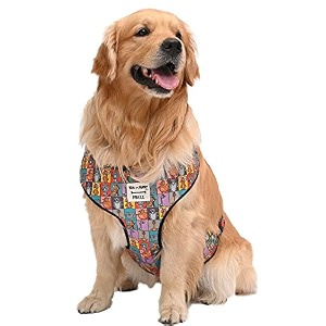 mutt of course tom amp jerry x - woofy poses dog harnessneck- 16-2234 leasy control chest belt for large dogs like golden retriever labrador etcwashable amp adjustable harness