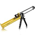 TOMAHAWK® TCRG-1A Fisher Type Heavy Duty Caulking Gun | Ratchet Pushing Rod | Professional Sealant Applicator for Silicone, Adhesives, Acrylic &amp; Construction Sealants | Durable Metal Frame