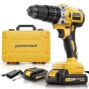 TOMAHAWK® T3626 Brushless Cordless Impact Driver Machine – 13MM Chuck- Multipurpose Hight Torque Drill – Dual Speed Power Drill with Battery & Charger – Cordless with 3 Operation Modes