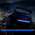 TOMALL 35.2'' Strong Reflective Stripe Stickers High-Intensity Night Visibility Reflective Decal Universal Safety Warning Diamond Grade Waterproof Self Adhesive for Car Trunk (Blue)