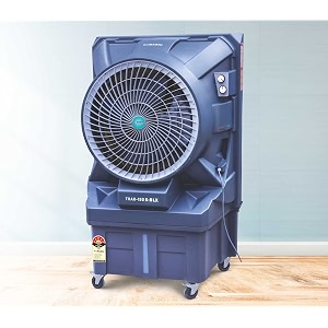 tomashi- thar 150-s-dlx high performance cooler with 44mm motor 22inch fan blade350w power inverter compatibility and comes with honeycomb cooling pads 150ltr tank-dimension-640mm x 1524mm